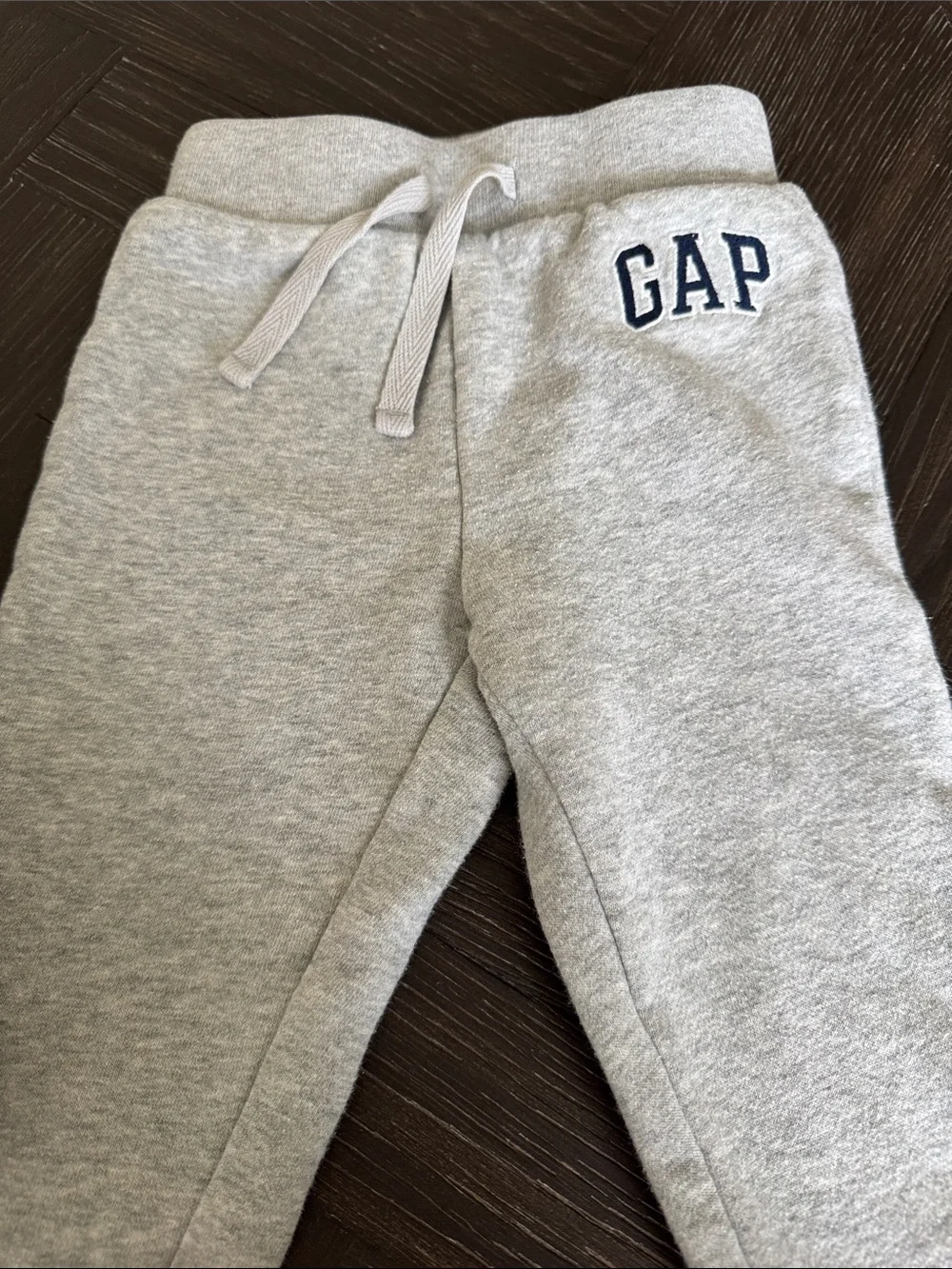 Gap Toddler Outfit 18-24M Navy Puffer Vest Gray Joggers Cozy Baby Set